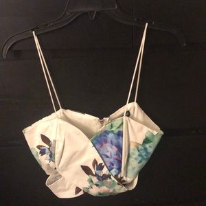 Floral crop top